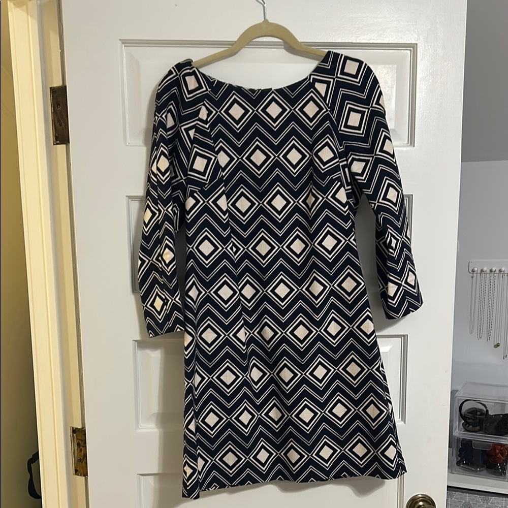 Elizabeth McKay Geometric Patterned Dress